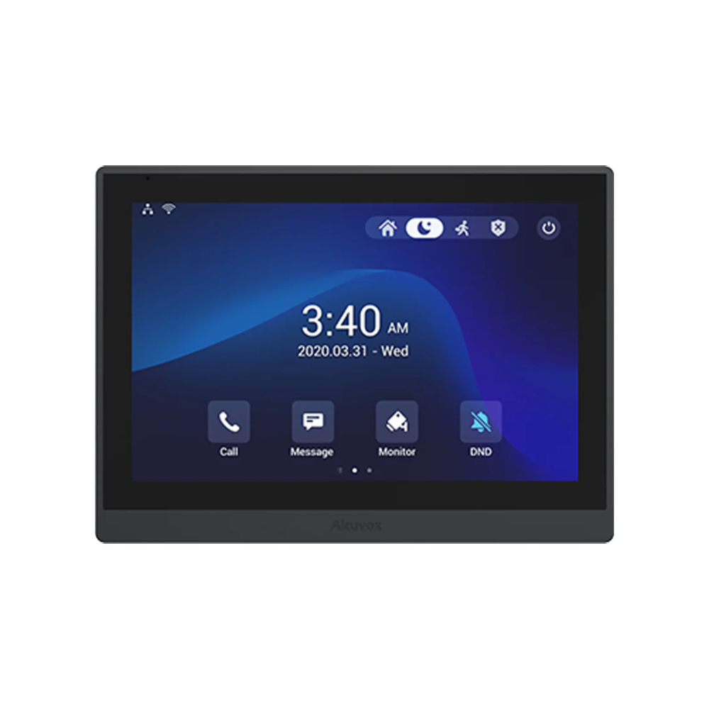 Akuvox IT88A 10" (10-Inch) Video Intercom Touchscreen Monitor - Android 9.0 OS - Built-in WiFi - Voice Assistant - Built-in 1MP Camera