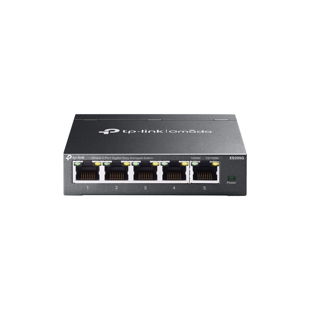 TP-Link Omada ES205G 5-Port Gigabit Ethernet Easy Managed Network Switch with 5 * GbE Ports - Centralized Cloud Management Via Web OR Omada App