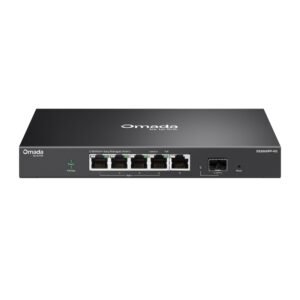 TP-Link Omada ES206XPP-M2 5-Port 2.5GBase-T Easy Managed PoE Switch with 4 * 2.5Gbps PoE++ Ports + 1 * 2.5Gbps Uplink Port + 1 * 10Gbps SFP Slot - 120w PoE Budget - Centralized Cloud Management Via Web OR Omada App