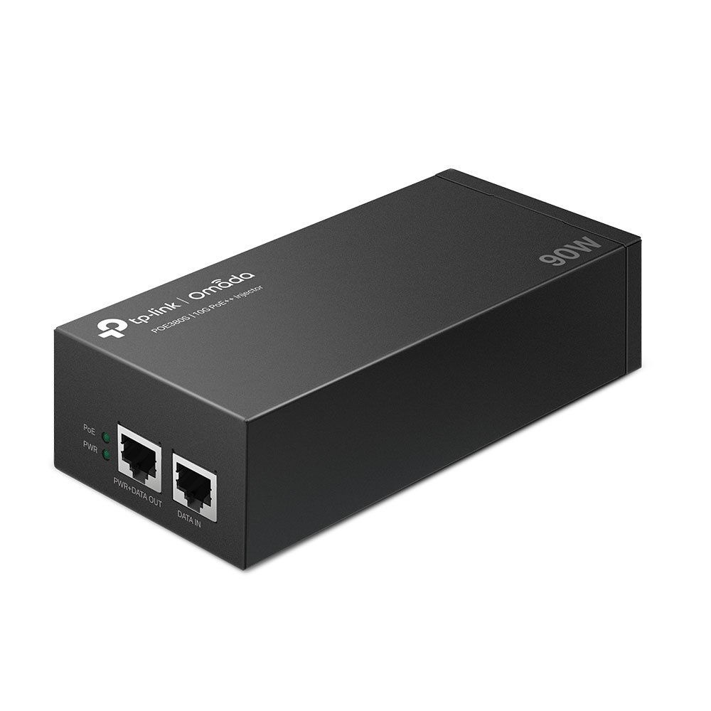 TP-Link Omada POE380S 10Gigabit PoE++ 80.2.3bt 90W Injector - Centralized Cloud Management Via Web OR Omada App
