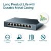 TP-Link TL-SG108 8-Port 10/100/1000Mbps Gigabit Ethernet Unmanaged Network Switch – Metal Casing – 5VDC Powered – PSU Included