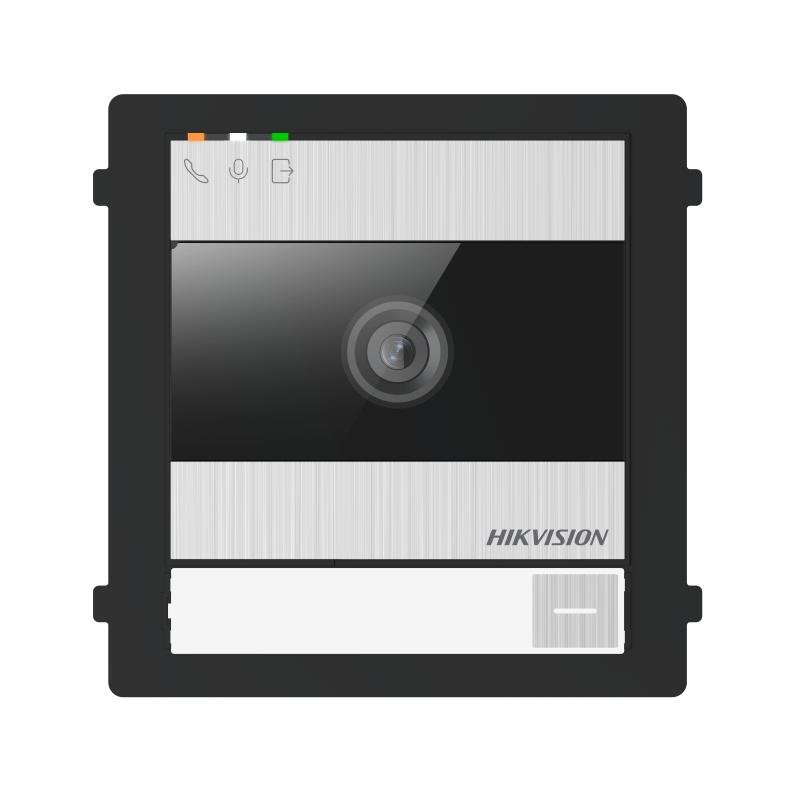 Hikvision DS-KD8005-IME1/S Pro Series PoE IP Video Intercom Outdoor Station Camera Module - Stainless Steel - 5MP Wide Angle Camera - Two-Lock Control