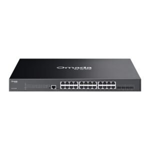 TP-Link Omada SG3428XMP 24-Port Gigabit and 4-Port 10GE SFP+ L2+ Managed Network Switch with 24-Port PoE+ Ports - 384w PoE Power - Centralized Management - Omada App