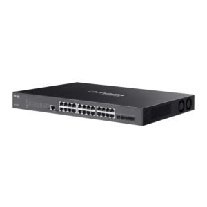TP-Link Omada SG3428XMP 24-Port Gigabit and 4-Port 10GE SFP+ L2+ Managed Network Switch with 24-Port PoE+ Ports - 384w PoE Power - Centralized Management - Omada App
