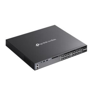 TP-Link Omada SG6428X 24-Port Gigabit Stackable L3 Managed Switch with 4* 10G SFP Slots - Centralized Management - Omada App