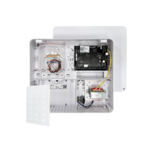 AAP EC-PLAS KP W EC Security Alarm Control Kit - Includes 1 * EC Alarm Control Panel in Enclosed Plastc Cabinet (with PSU) + 1 * White Slimline Touch Interface Keypad