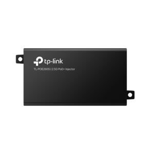 Omada Networks POE260S 2.5 Gigabit PoE+ 802.3at 30W Injector -> Up To 2.5Gbps LAN Input + 230VAC Input -> Up To 2.5Gbps PoE Output