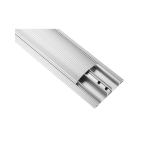 Brateck CC13-S160 2-Channel 1604 x 92mm Slim Aluminium Floor Cable Cover / Protector - Flexible Lid Design - Indoor Use