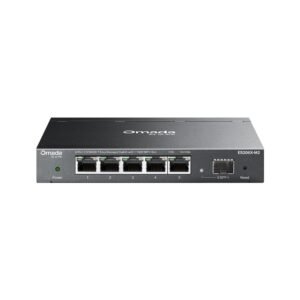 Omada Networks ES206X-M2 5-Port 2.5GBase-T Easy Managed Network Data Switch with 5 * 2.5Gbps RJ45 Ports + 1 * 10Gbps SFP Slot - Centralized Cloud Management Via Web OR Omada App