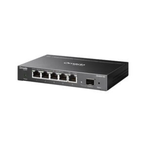 TP-Link Omada ES206X-M2 5-Port 2.5GBase-T Easy Managed Network Data Switch with 4 * 2.5Gbps RJ45 Ports + 1 * 2.5Gbps RJ45 Uplink Port + 1 * 10Gbps SFP Slot - Centralized Cloud Management Via Web OR Omada App