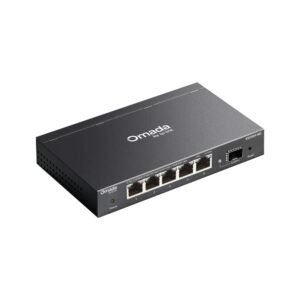 TP-Link Omada ES206X-M2 5-Port 2.5GBase-T Easy Managed Network Data Switch with 4 * 2.5Gbps RJ45 Ports + 1 * 2.5Gbps RJ45 Uplink Port + 1 * 10Gbps SFP Slot - Centralized Cloud Management Via Web OR Omada App