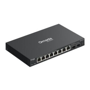 TP-Link Omada ES106X-M2 8-Port 2.5GBase-T Easy Managed Network Data Switch with 8 * 2.5Gbps RJ45 Ports + 2 * 10Gbps SFP Slots - Centralized Cloud Management Via Web OR Omada App