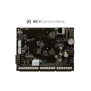 Elite Alarms EC-i 8 Zone Alarm Control Panel PCB - With On-Board Ethernet IP Module - Supports 8 * Inputs & 4 * Outputs - Includes Resistors & Battery Leads, Expandable Up To 248 Zones