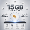 ITPLUS 15GB-DATA-PLAN - Affordable Mobile Data for Business & Remote Connectivity - Nationwide New Zealand 4G/5G Coverage - 15GB Monthly Data Allowance at Full 4G/5G Speeds* - Unlimited Reduced-Speed Data After 15GB Usage.