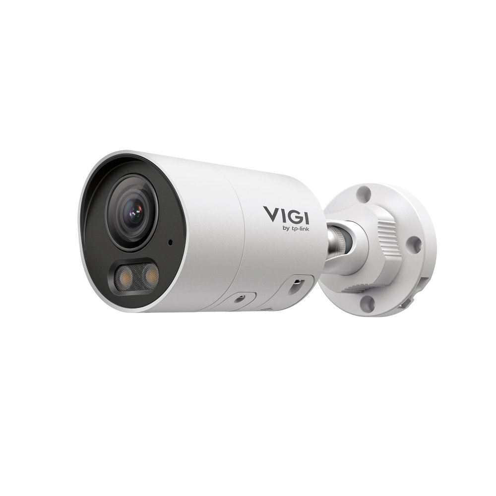 TP-Link VIGI InSight S345S 4MM ColorPro 2.0 Active-Deterrence AI H265 4MP PoE IP Smart-Dual-Light (30m IR + 30m White-Light) Ultra-Low-Light Full-Colour 120dB True-WDR Weatherproof Bullet Camera with 4mm Fixed Lens - 2-Way Audio