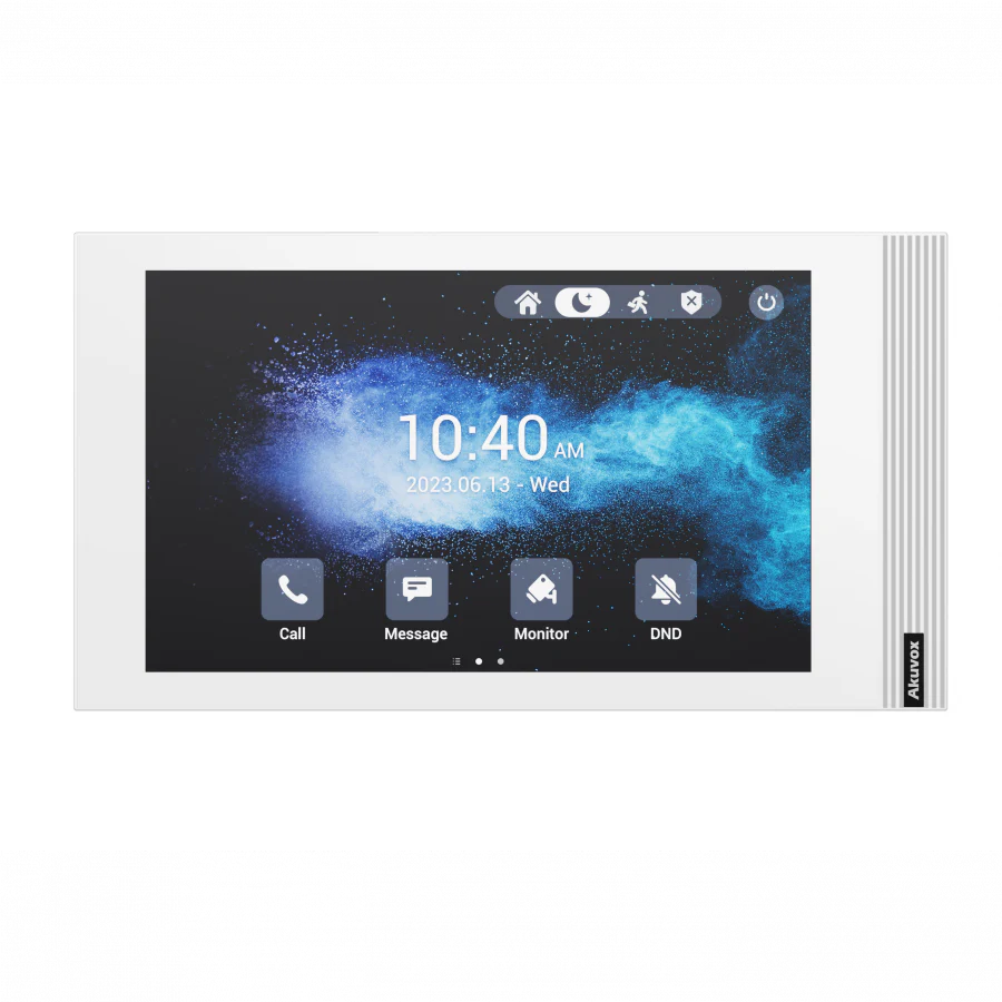 Akuvox S562W-White SIP PoE IP WiFi 7" (7-Inch) Video Intercom Touchscreen Monitor - White Frame