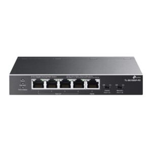TP-Link TL-SG1005P-PD PoE-Powered Gigabit PoE Switch - 1 * PoE++ Input with 4 * PoE+ Output Ports