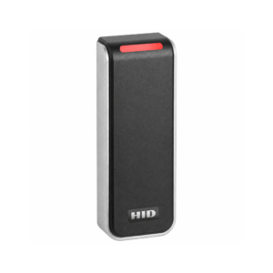 HID Global 20NKS-00-000000 Signo Access Control Multi-Tech Standard-Profile (SEOS / iClASS SE / iClASS SR  / iClASS / MIfae Desfire EV1/EV2 (SIO) / Mifare Classic / HID Prox / Indala / EM Prox) Reader - (IP65-Rated) Weatherproof & Tamper-proof - Slimline - Mullion Style - Black Bezel - Secure Mobile ID via NFC / Bluetooth - Supports OSDP (Open Supervised Device Protocol)