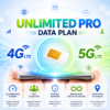 ITPLUS UNLIMITED-PRO-DATA-PLAN - Affordable Mobile Data for Business & Remote Connectivity - Nationwide New Zealand 4G/5G Coverage - Unlimited Monthly Data Allowance at Full 4G/5G Speeds* - Plan Includes An External Static IP Address
