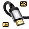 iSecure ICL-HDMI4K1.5MCABLE 1.5M Length 4K UHD Type A HDMI Cable with Noise-Shielding Outer Cover - 4K Resolution Support