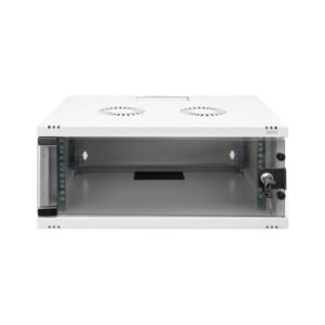 Digitus DN-38010 4U 19" Wall-Mount Server / Data / Network Cabinet - White - Flat-Pack Supply - Dimensions: 241mm (H) x 540mm (W) x 400mm (D)