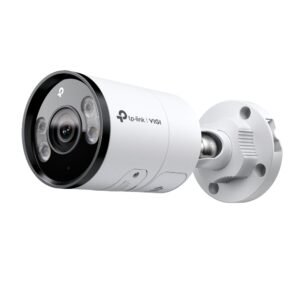 TP-Link VIGI InSight S355 2.8MM Active-Deterrence AI H265 5MP PoE IP Smart-Dual-Light (30m IR + 30m White-Light) Full-Colour 120dB True-WDR Weatherproof Bullet Camera with 2.8mm Fixed Lens - 2-Way Audio - 111.4° Horizontal Wide Angle View
