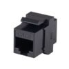 Dynamix A-RJ45-C6N CAT6 Rated RJ45 8C Joiner /Coupler -2-Way (2x RJ45 Sockets) - BlackĀ Colour