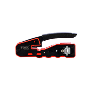 Dynamix PTC-CP Lightweight Push-Through / Pass-Through Crimp Tool with Built-in Stripping & Cutting Blade